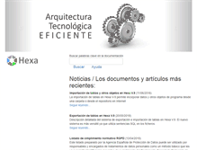 Tablet Screenshot of hexa-sgn.com